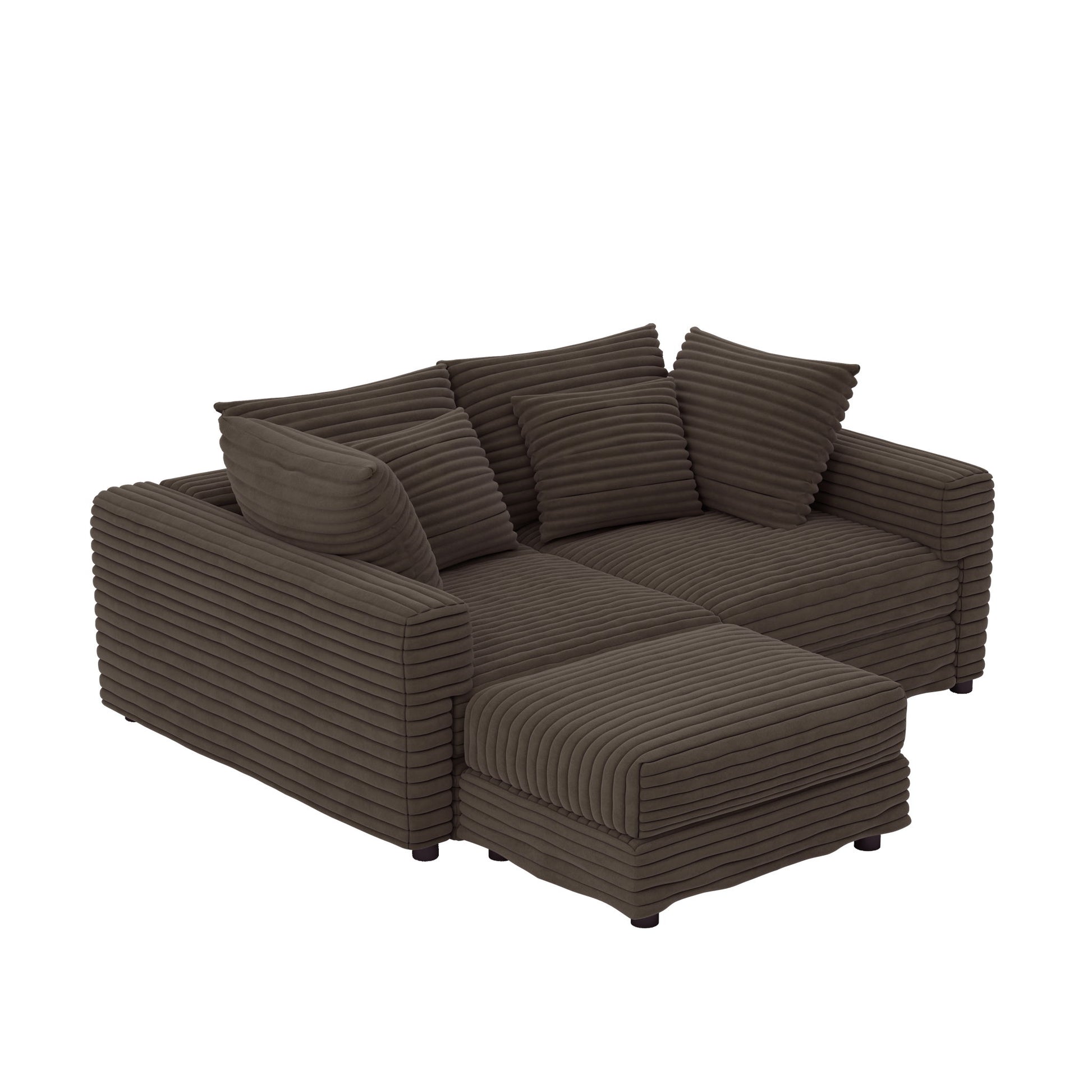 Modern Comfy Upholstered Sofa Cloud Couch & Deep Seat Couches Home Essentials