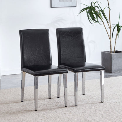 Elegant Upholstered Chairs & Metal Legs Home Essentials