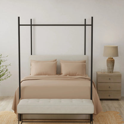 Brushed Microfiber Hypoallergenic Split Sheet Set Omne Sleep