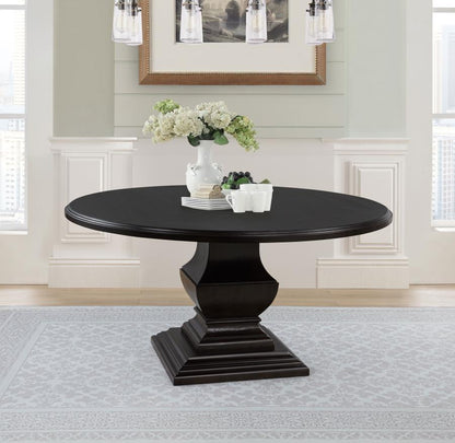 Twyla - 60" Round Wood Dining Room Table - Dark Cocoa Coaster Fine Furniture