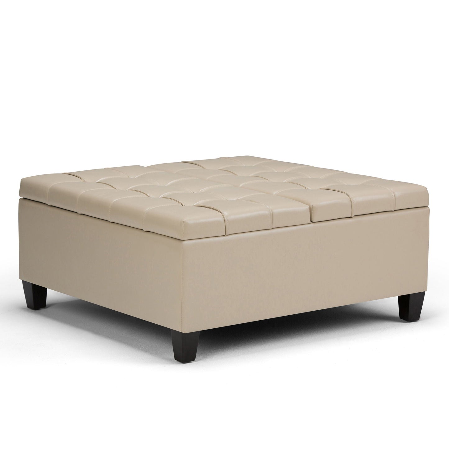 Harrison - Upholstered Coffee Table Storage Ottoman Simpli-Home