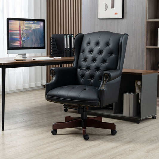 Executive Office Chair, High Back Reclining Comfortable Desk Chair With Smooth Glide Caster Wheels Home Essentials