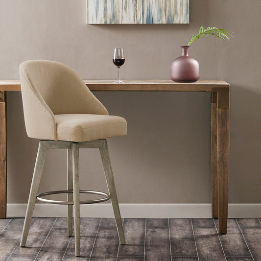 Pearce - Bar Stool With Swivel Seat - Sand Madison Park