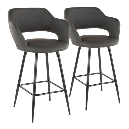 Margarite - Contemporary Counter Stool (Set of 2) Lumi Source