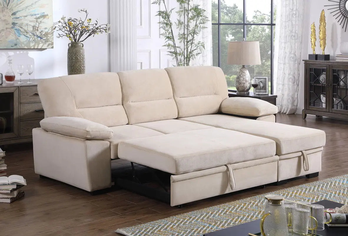 Kipling - Reversible Sleeper Sectional Sofa Chaise Lilola Home