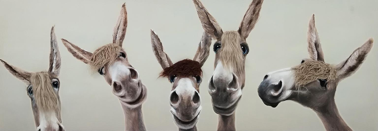 Whimsical Brows - 20" x 60" Framed Wall Art Classy Living