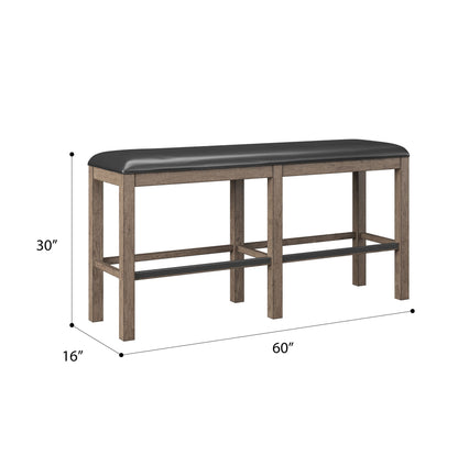 Benti - Bar Height Bench - Brown Emerald Home