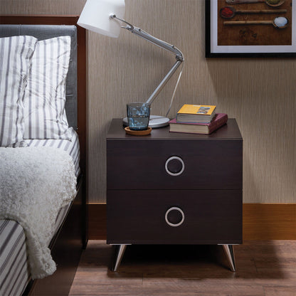 Elms - Accent Table - Espresso Acme