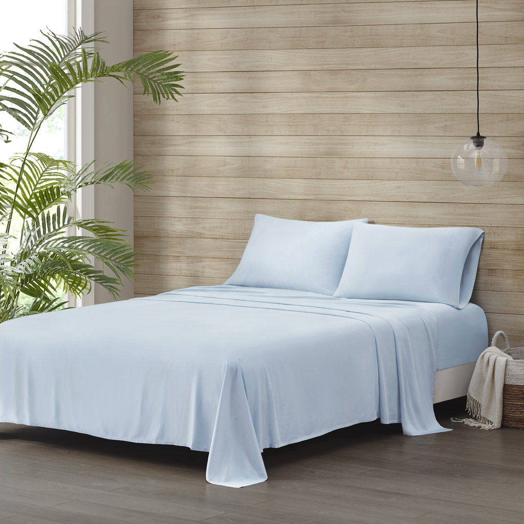 Tencel Polyester Blend - King Sheet Set - Blue