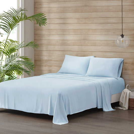 Tencel Polyester Blend - Twin Sheet Set - Blue