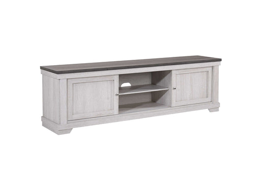Leighton - 71" TV Stand - White Crown Mark