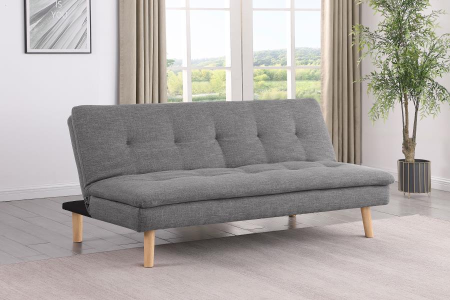 Scout - Upholstered Tufted Convertible Sofa Bed - Gray Coaster Fine Furniture