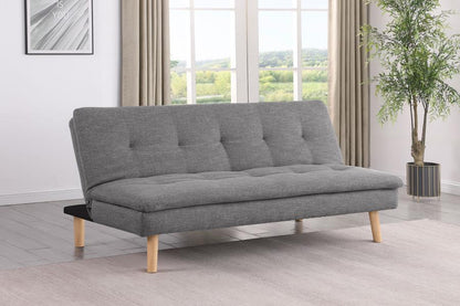 Scout - Upholstered Tufted Convertible Sofa Bed - Gray Coaster Fine Furniture