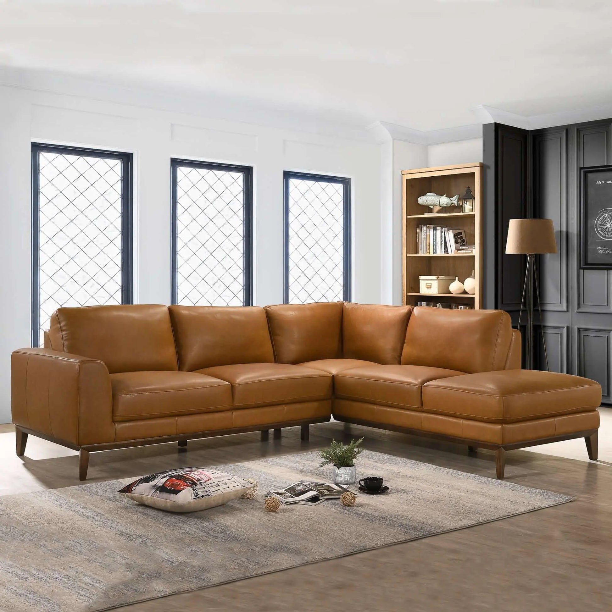 London - Sectional Sofa Left Facing Ashcroft Furniture