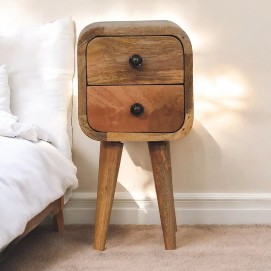 Curved Nightstand, Artisan Furniture
