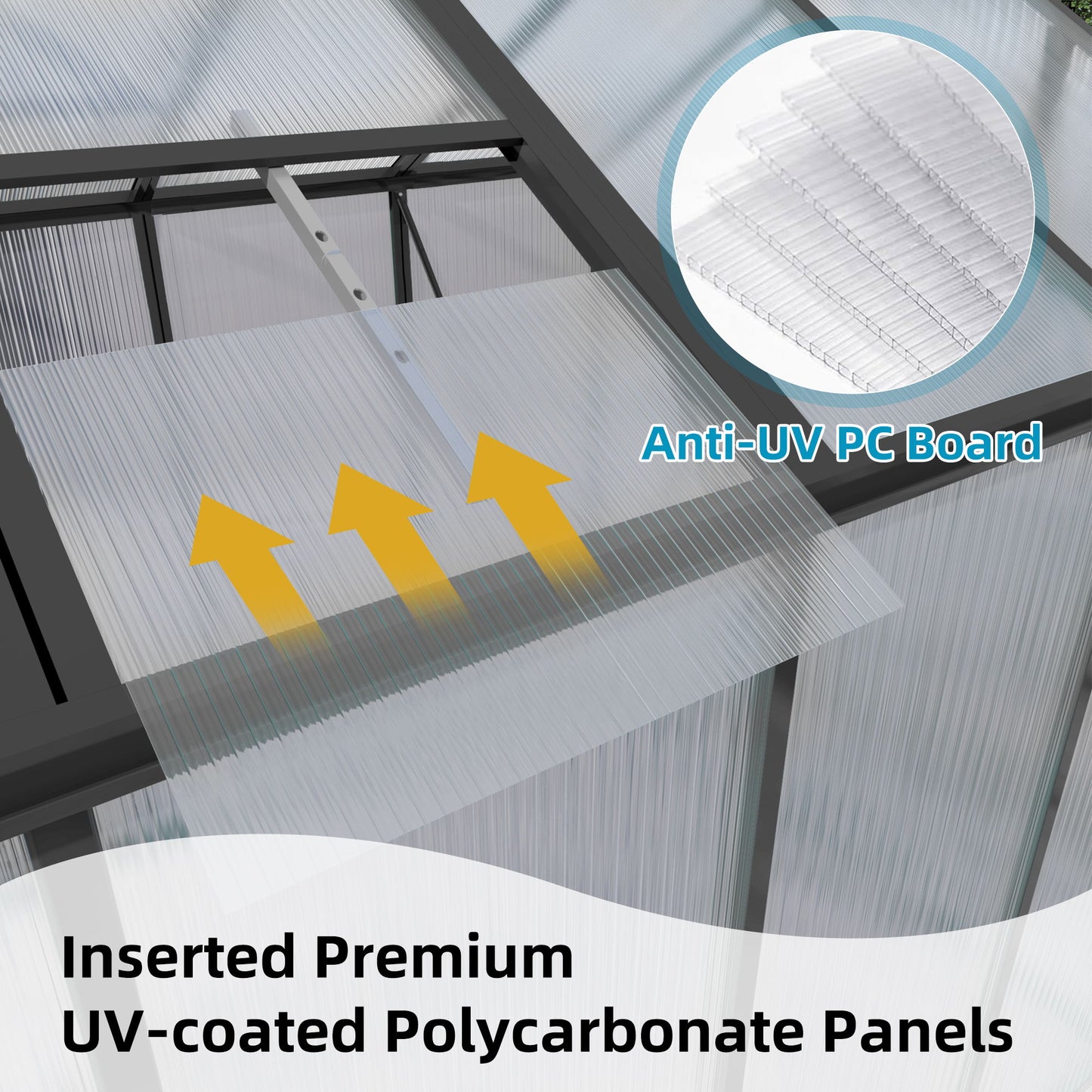 Gain Height Windproof Greenhouse All Season Outdoor Garden Shelter Daily Nest