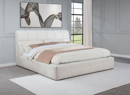 Nollet - Upholstered Platform Bed Coaster Fine Furniture