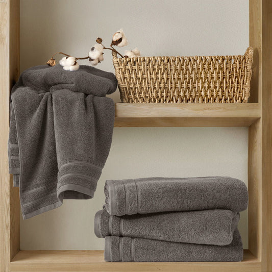 400GSM Essential Bundle Quick Dry Towel Set - Gray Super Listing