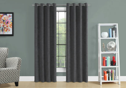2 Pieces Set, Curtain Panel, Room Darkening, Grommet 8th Street
