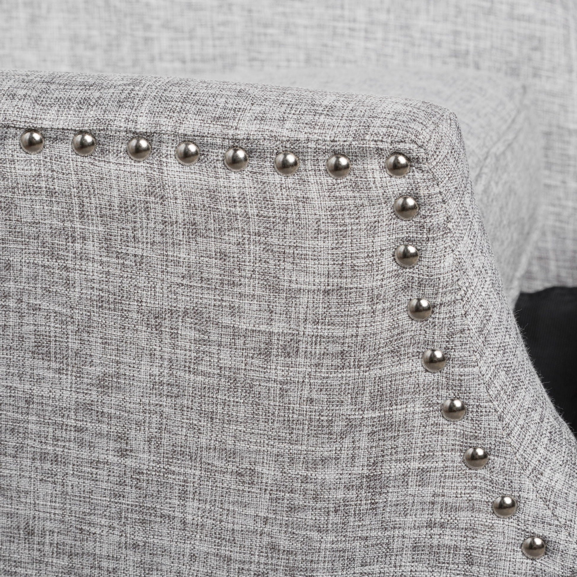 Westeros Wing Back Fabric Upholstered Recliner Noble House