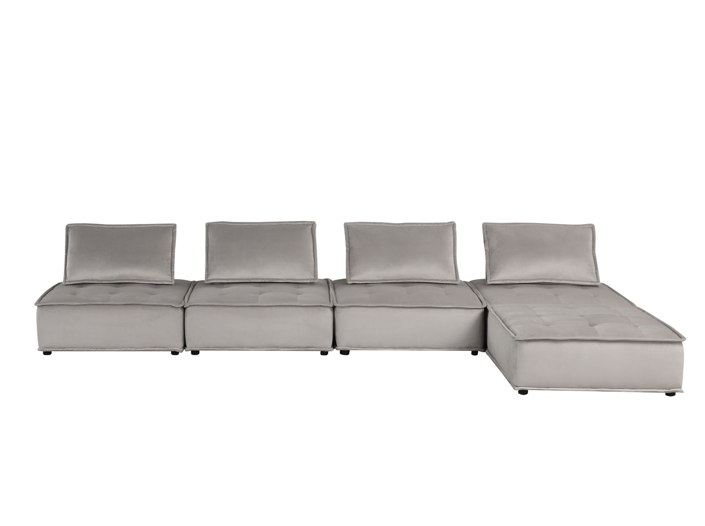 Anna - Stylish Sectional Sofa Ottoman Lilola Home