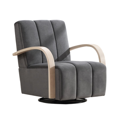 360° Swivel Accent Chair With Armrests Home Essentials