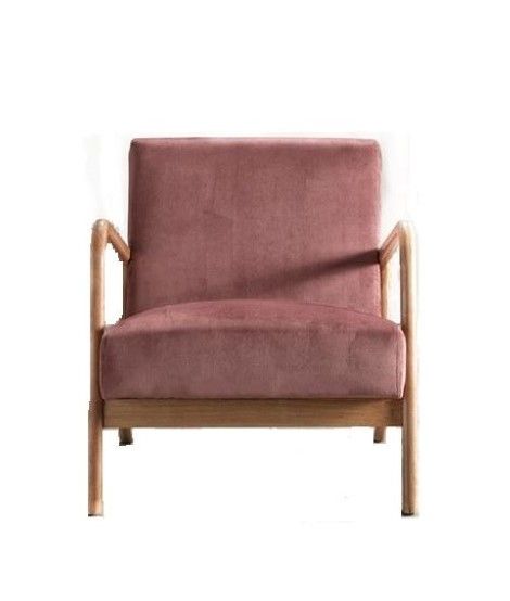 Classic Mid-Century Modern Accent Chairs, Open Framed Armchair With Cushioning US Pride