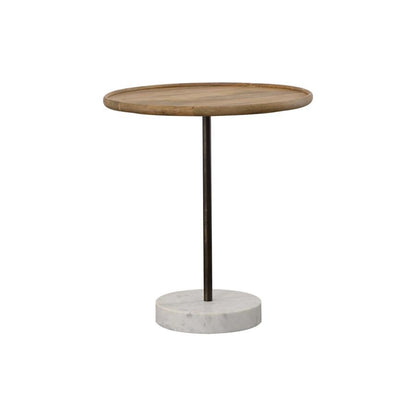 Ginevra - Round Marble Base Accent Table