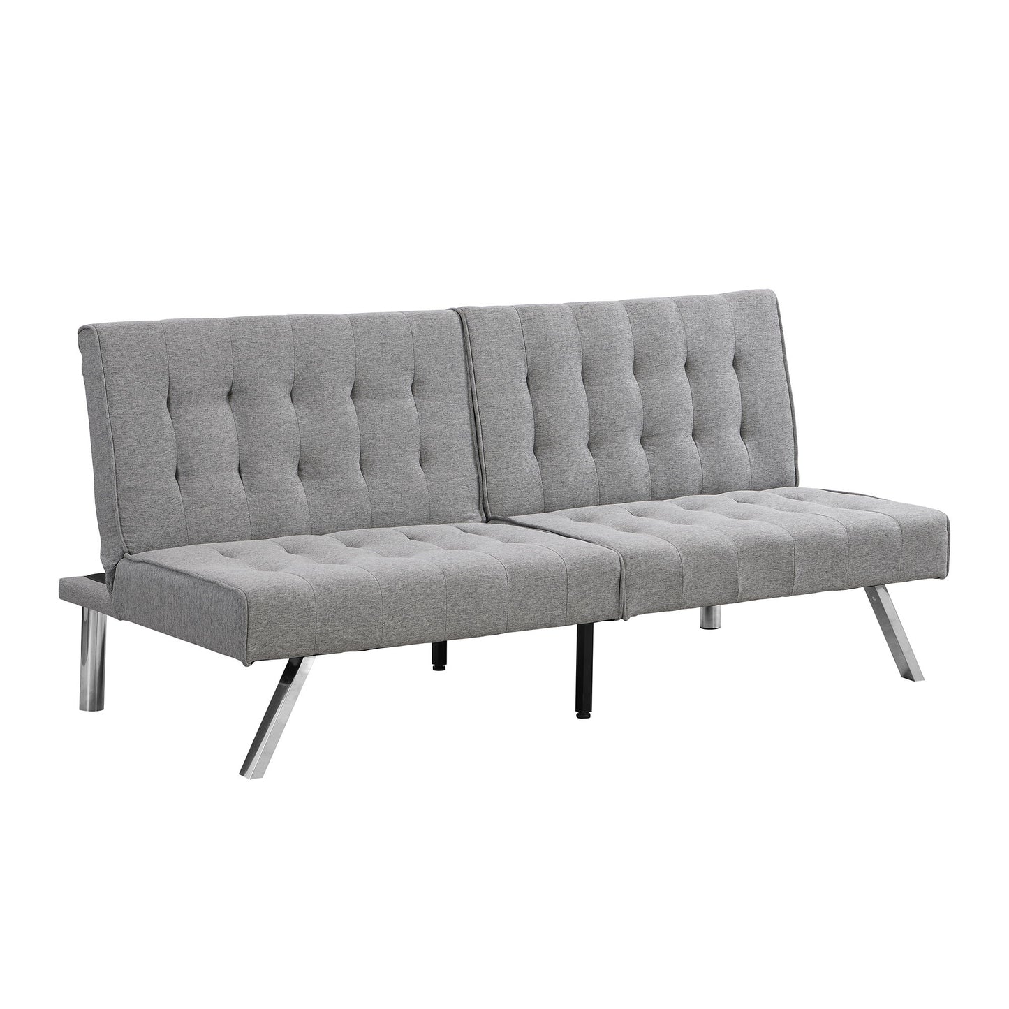 Modern Sofa Bed With Wood Frame And Stainless Legs Home Essentials
