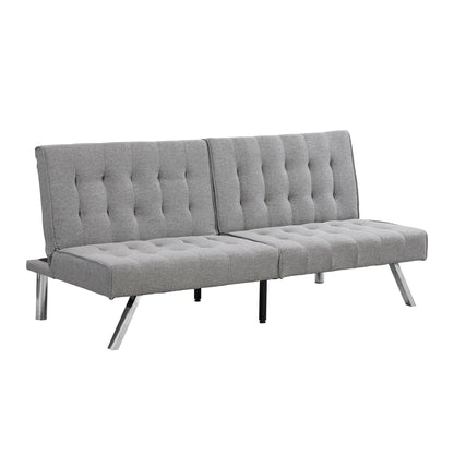 Modern Sofa Bed With Wood Frame And Stainless Legs Home Essentials