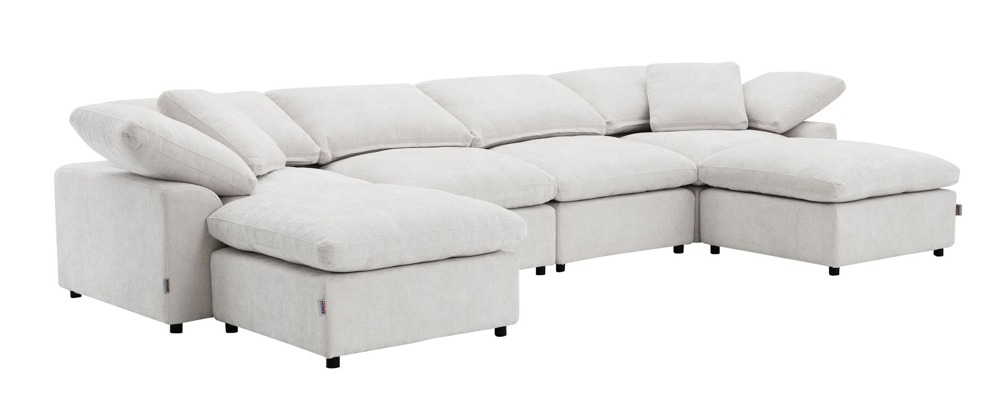 Naveen - Modular Sectional With Ottoman Acme