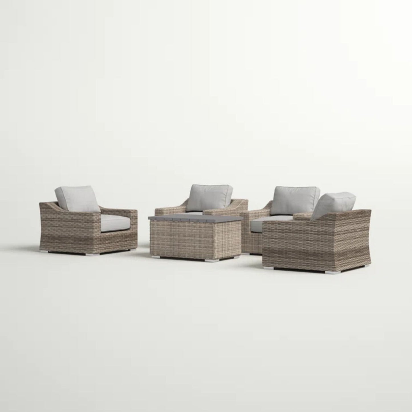 Stylish Sofa Seating Group With Cushions Perfect For Outdoor Gatherings LSI Patio Furniture