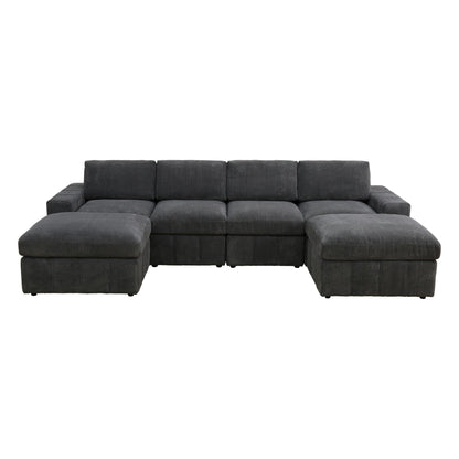 Modular Sectional Sofa, Reversible Set Home Essentials