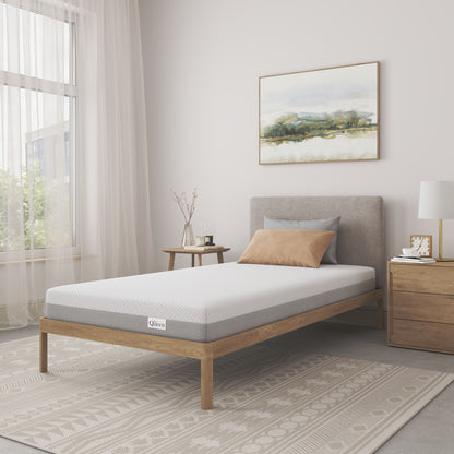8" Memory Foam Mattress With Adaptive Foam Support And Breathable Cover Daily Nest