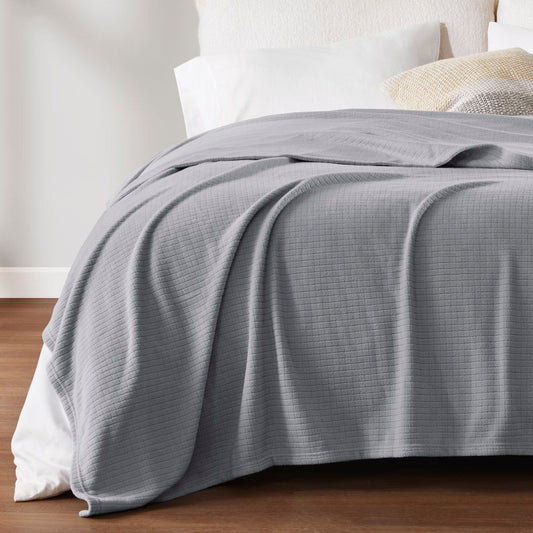 Microfleece - King Blanket - Gray True North by Sleep Philosophy