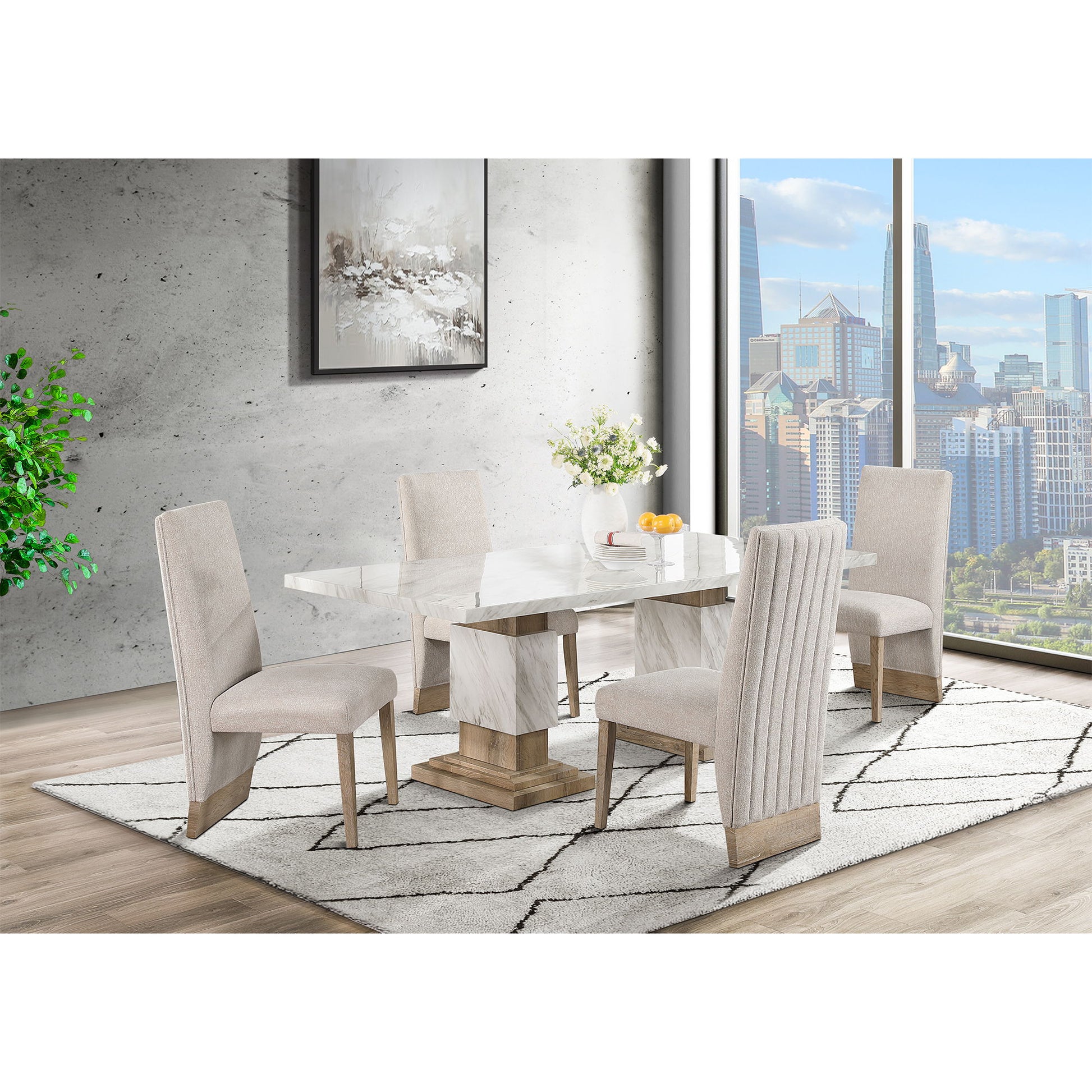 Stacey - Contemporary Dining Chair (Set of 2) Global Furniture USA