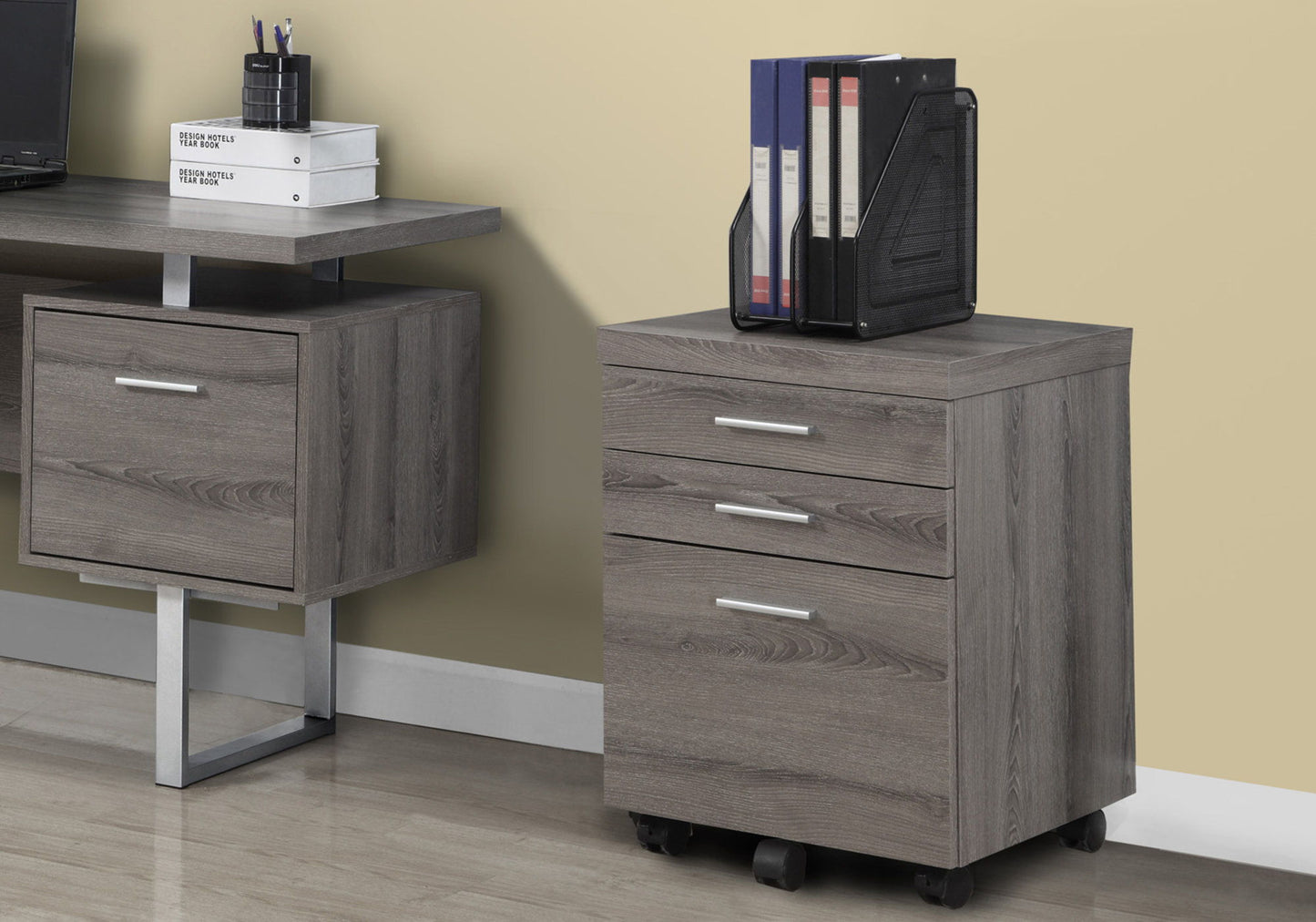 File Cabinet, Rolling Mobile, Storage Drawers, Printer Stand, Office, Contemporary & Modern 8th Street