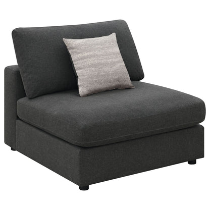 Duncan- Armless Chair With Removable Cushions Furniture Max