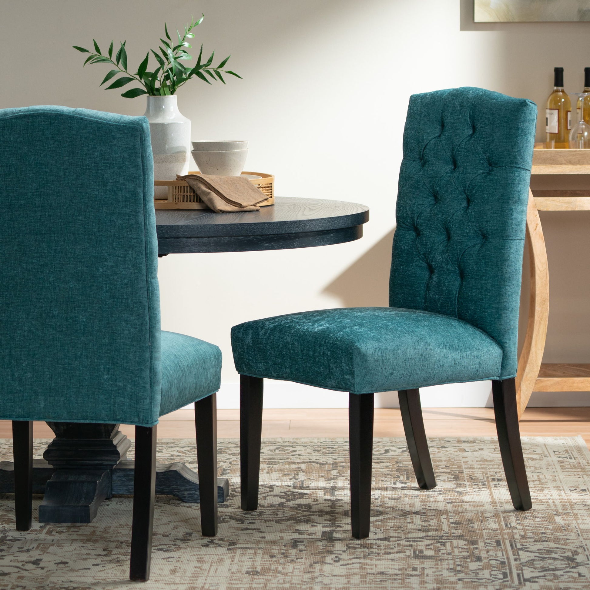 Harriet - Tufted Dining Chairs (Set of 2) Noble House
