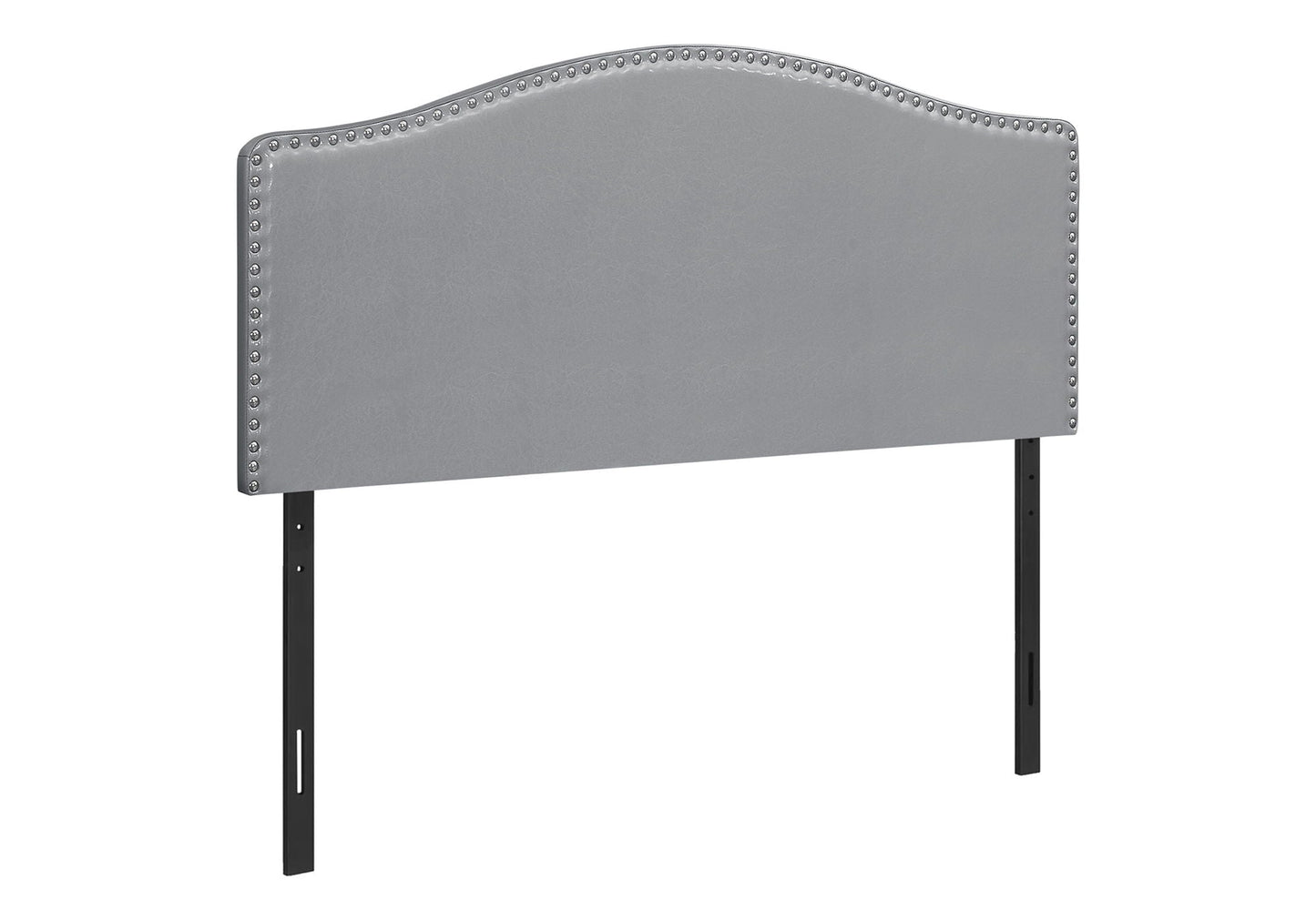 Queen Size, Bed Headboard Only, Upholstered, Transitional - Gray 8th Street