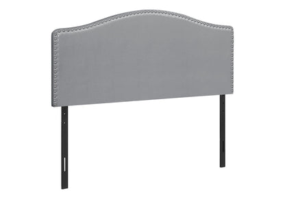 Queen Size, Bed Headboard Only, Upholstered, Transitional - Gray 8th Street