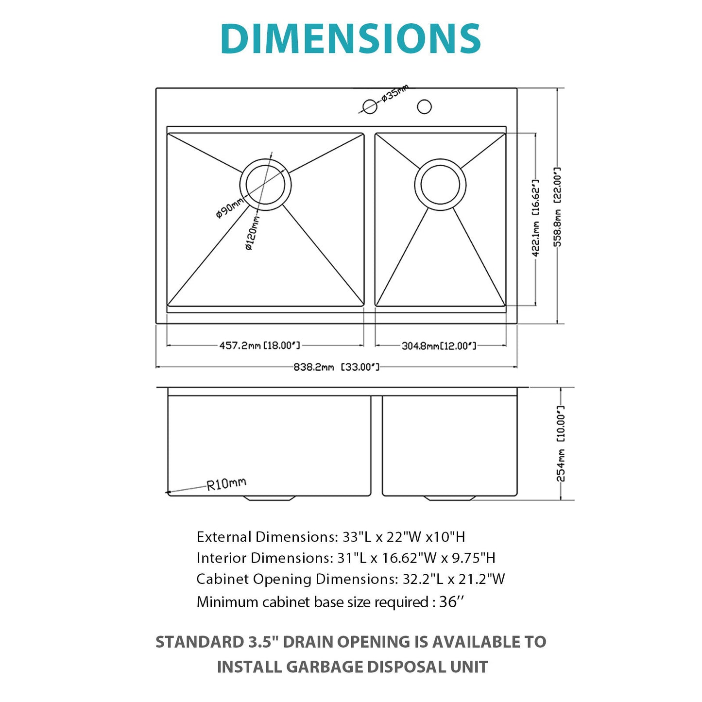 Topmount Drop In Kitchen Sink With Double Bowl Design Daily Nest