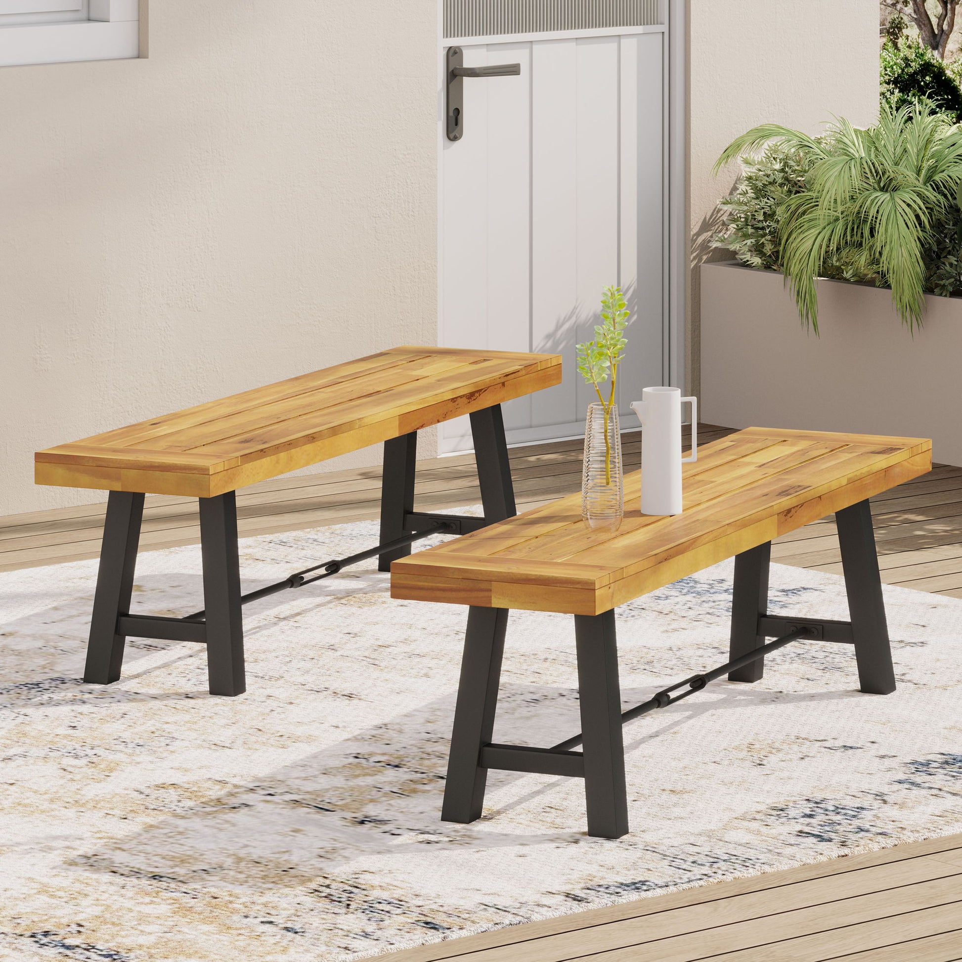 Catriona - Bench - Teak Noble House