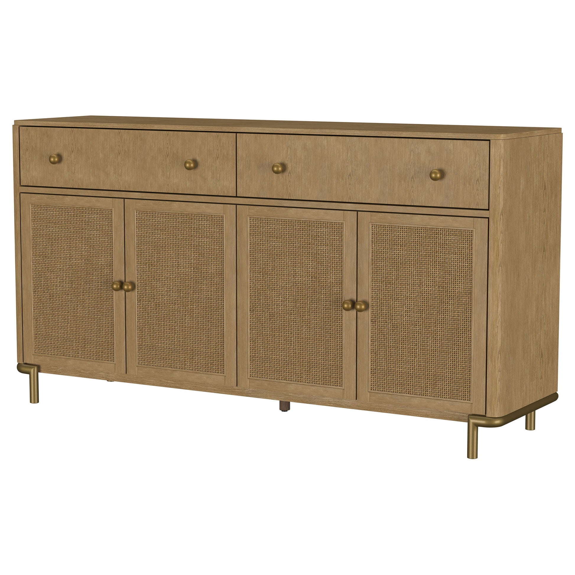 Benson - 2 Drawer Sideboard - Sand Furniture Max