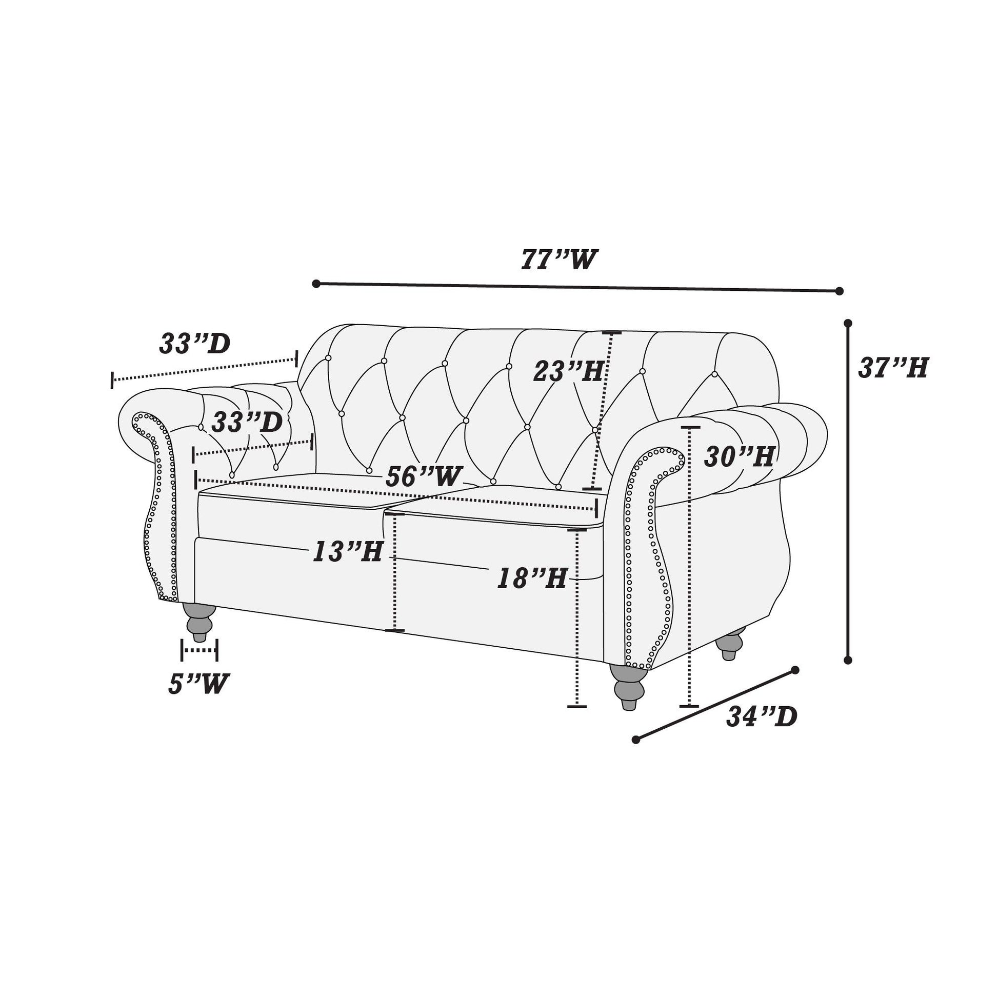 Loveseat With Pillows Living Room Furnitur Home Essentials