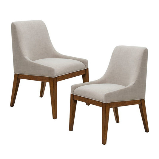 Upholstered Dining Chair (Set of 2) - Gray JLA