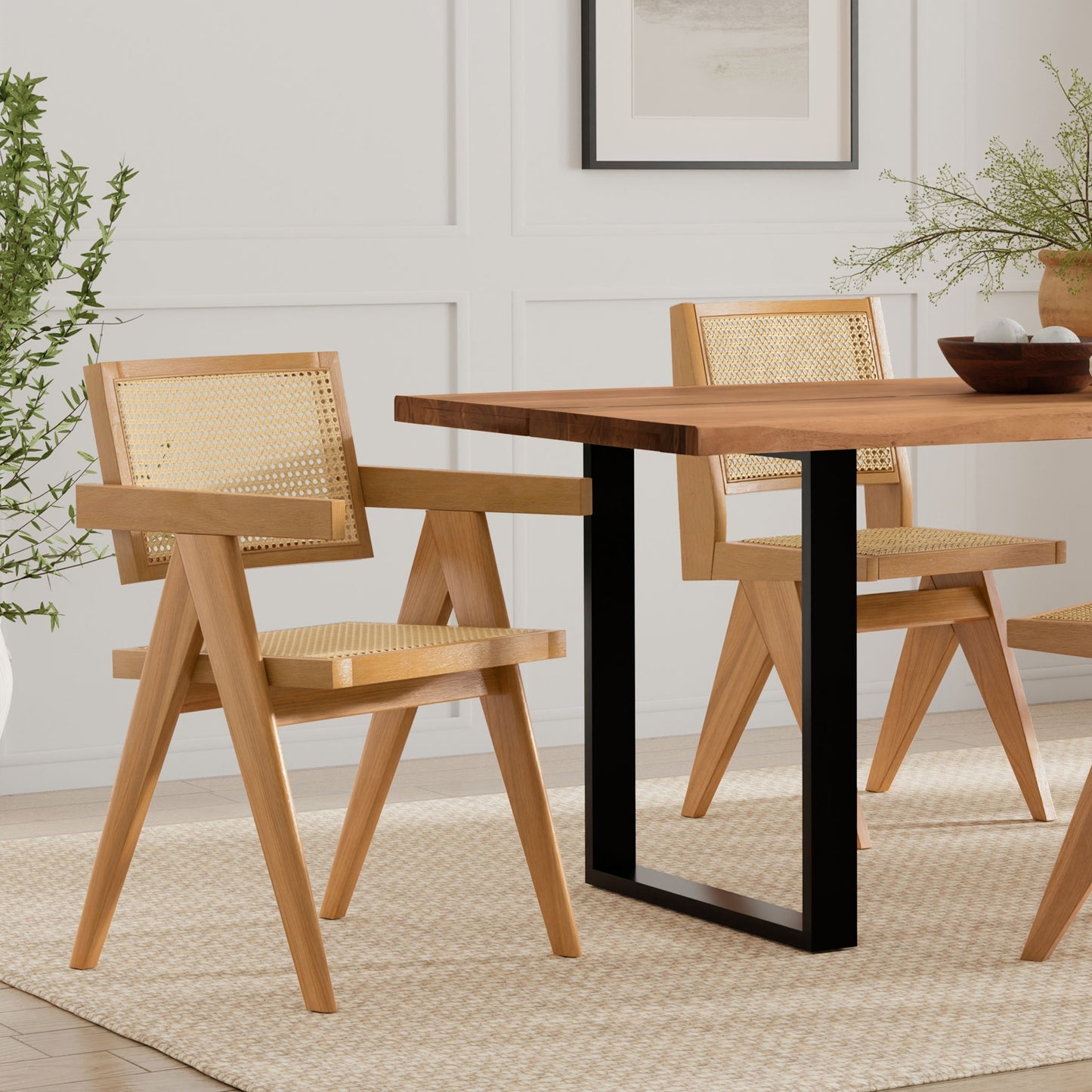 Regina - Handcrafted Dining Armchair (Set of 2) Simpli-Home