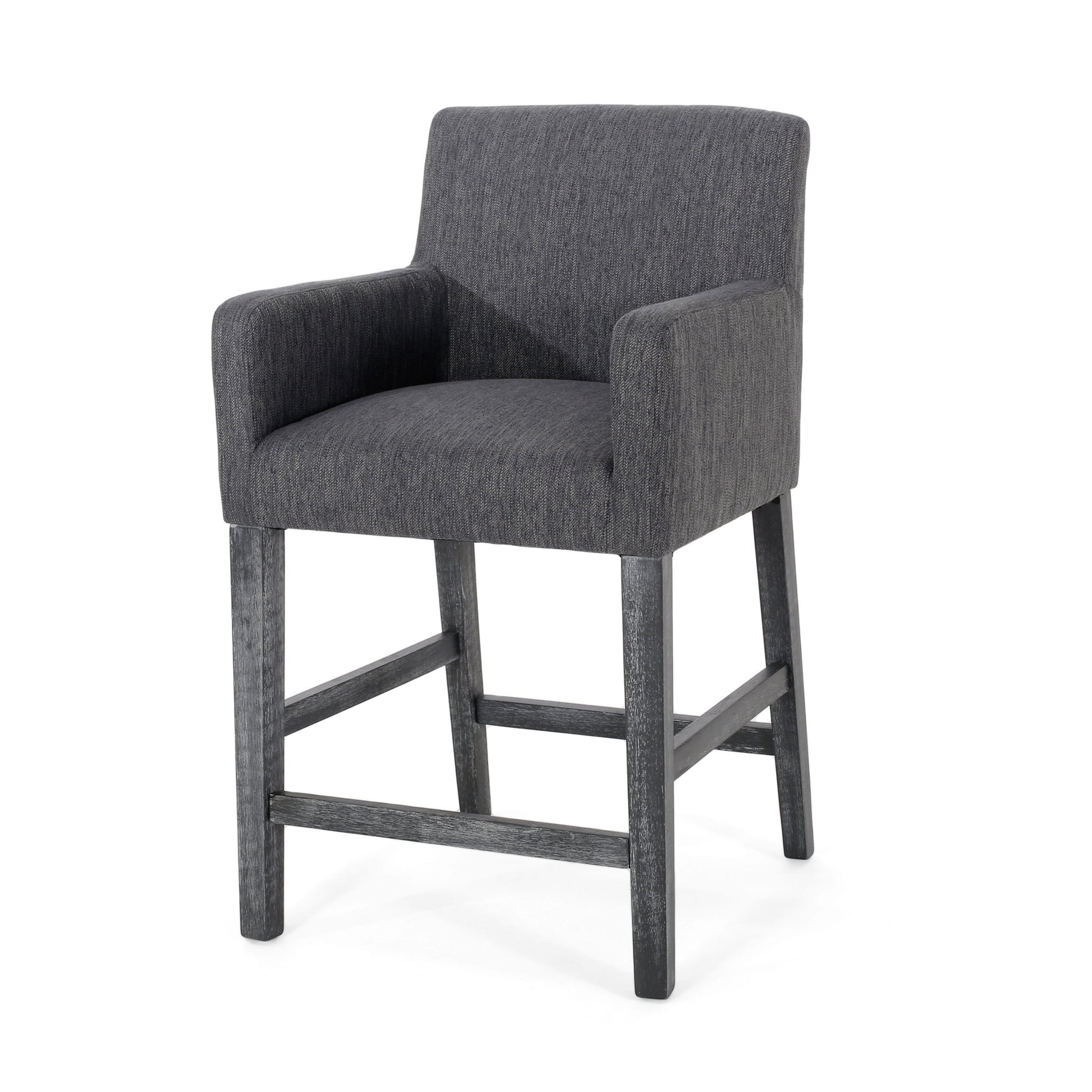 Serenitia - Upholstered Counter Chair With Straight Arm Noble House