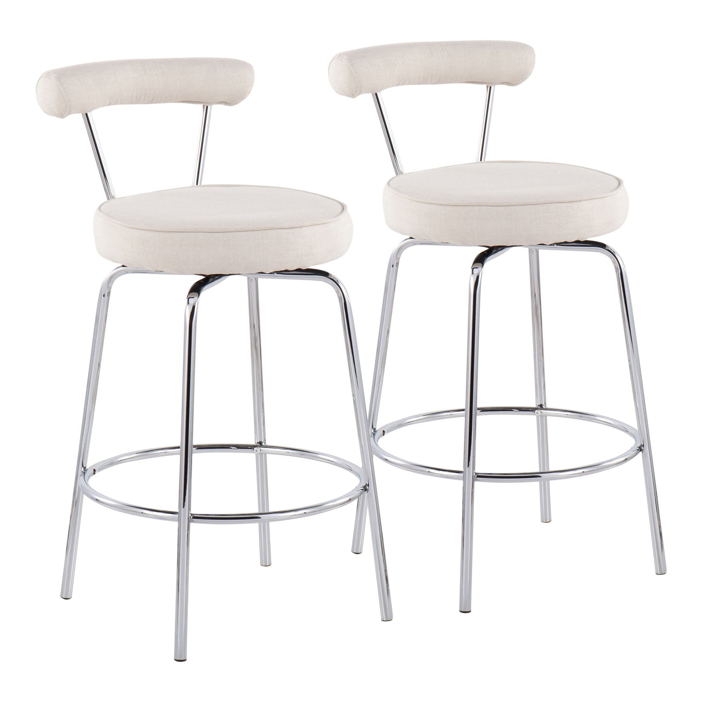 Rhonda - Contemporary Counter Stool (Set of 2) Lumi Source