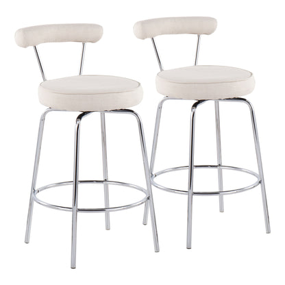 Rhonda - Contemporary Counter Stool (Set of 2) Lumi Source